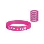 6 bracelets team evjf - rose