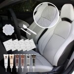 6 couleurs kit reparation cuir kit reparation simili cuir additif performance - entretien - nettoyage ...