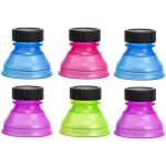 6 couvercles de boisson r�utilisables pour boissons canettes de bi�re coca - cola bi�re couvercles de ...