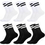 6 paires chaussettes multisport de sport homme femmetennis chaussettes blanches chaussette coton souple ...