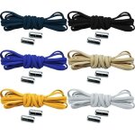 Lacet elastique adulte - lacet elastique enfant - lacets elastique - 6 paires 5mm 105cm - avec fermoir ... Lacet elastique adulte - lacet elastique enfant - lacets elastique - 6 paires 5mm 105cm - avec fermoir ...