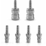 6 pcs embout compresseur air 8mm raccord pneumatique rapide male femelle (sh20 + ph20)