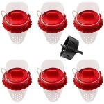 6 pices mangeoire poules mangeoire poules anti nuisible mangeoire poule automatique tanche la pluie pour ...
