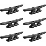 6 pices taquet de bateau noir taquets de taquets de quai de bateau taquet de cano taquets en nylon de ...