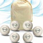 6 pices balles de schage en laine naturelle boules de schage en laine dassouplissant naturel balles ...