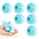 6 pices boule anti poils machine  laver balle de lavage machine a laver rutilisable boule de lavage ...