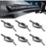 6 pices caoutchouc essuie glace lames dessuie - glace de rechange en caoutchouc 800mm glace recharges ...