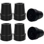 6 pices embout canne de marche 19mm embouts antidrapants pour bquilles et cannes embouts en caoutchouc ...