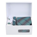 6 pices ensemble de cravate hommes cravate raye avec mouchoir 2 boutons de manchette pince  cravate ...