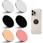 6 pièces plaques metalliques pour support magnétique pour telephone de voituremetal fines plates avec ... 6 pièces plaques metalliques pour support magnétique pour telephone de voituremetal fines plates avec ...