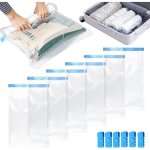 6 pices sac sous vide vetement aspirateur housses de rangement aspirant vacuum storage bags aspirable ...