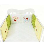 6 pi�ces tour de lit ensemble pare - choc literie enfant lit b�b� 30 * 30cm - (motif de broderie dessin ...