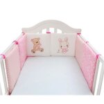 6 pièces tour de lit ensemble pare - choc literie enfant lit bébé 30 * 30cm - (ours rose et lapin) tour ... 6 pièces tour de lit ensemble pare - choc literie enfant lit bébé 30 * 30cm - (ours rose et lapin) tour ...
