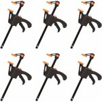Déstockage lot de 6 serre - joints en forme de f serre joint avec serrage rapide et facile outils à main ... Déstockage lot de 6 serre - joints en forme de f serre joint avec serrage rapide et facile outils à main ...