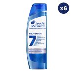 6 shampoings pro - expert 7 multi - action 250ml - head & shoulders