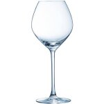 6 verres  vin blanc 47cl wine emotions - cristal darques - cristallin moderne
