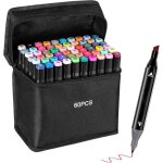 60 couleurs feutres À alcool double pointe marqueurs pinceau et c au pour coloriage adulte dessin animation ... 60 couleurs feutres À alcool double pointe marqueurs pinceau et c au pour coloriage adulte dessin animation ...