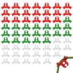 60 clips dentra�nement 90� pour plantes ? pinces plastiques r�utilisables pour branches tomates & arbustes ...