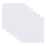 600 pi�ces 6 mm autocollant double face rond pastille double face transparent adh�sif amovible ruban ...