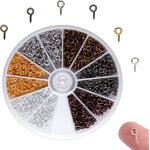 600 pices vis a oeil mini oeillets  visser crochets  visser pour cration de bijoux bricolage artisanat ...