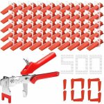 601 pices kit nivellement carrelage avec 500 pinces cale carrelage pour carreaux de 2 mm 100 nivellement ...