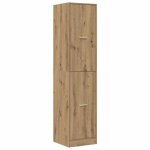 628379& armoire dapothicaire - armoire vestiaire ch�ne artisanal - bois - panneaux de particules