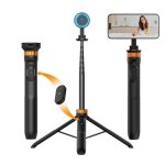 63 / 162cm tr�pied magn�tique - k&f concept perche � selfie - support l�ger pour t�l�phone appareil photo ...