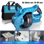 650 rpm kit de furet d�boucheur de canalisation sans fil pour flexible spiral� de �19 - 85mm compatible ...