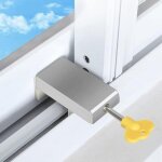 (66�35�20)but�e de fen�tre coulissante verrou fenetre coulissante avec cl� r�glable bloque porte coulissante ...