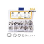 684 pièces inox rondelles plates metal pour gonds de porte 9 tailles rondelles acier inoxydabl 304 - ... 684 pièces inox rondelles plates metal pour gonds de porte 9 tailles rondelles acier inoxydabl 304 - ...