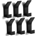 6pcs double porte serviette salle de bain patere murale support mural auto - adh�sif pour cuisine salle ...