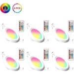 6pcs led spots encastrables ampoule rgb couleur changement lampe blanc froid 5700k plafond jour plafonnier ... 6pcs led spots encastrables ampoule rgb couleur changement lampe blanc froid 5700k plafond jour plafonnier ...