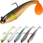 6pcs leurres souples de pêche pré - mâchésswimbait de grande action avec spinner pour bass trout walleyecrappi ... 6pcs leurres souples de pêche pré - mâchésswimbait de grande action avec spinner pour bass trout walleyecrappi ...