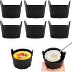 6pcs moule air fryerplat air fryermoule air fryer rutilisable plat pour air fryercuit oeuf micro onde ...