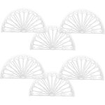 6pcs porte - serviettes distributeurs de serviettes centres de table pour plateaux de serviettes porte ...
