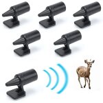 6pcs sifflet ultrasons anti - gibier dispositif avertissement cerf �viter animaux voiture moto