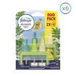 6x2 recharges ros�e du matin pour desodorisant electrique 20ml febreze smart