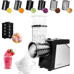 7 en 1 coupe lgumes lectrique broyeur  glace rape  fromage carottes acier inox avec 7 lames 250w ...