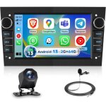 7 autoradio [2 + 64g] android 13 pour opel (astra / antara / corsa / zafira / meriva / vivaro / combo ...