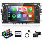 7 autoradio [2 + 64g] android pour ford focus ii / mondeo / s - max / c - max / galaxy / kuga - carplay ...