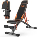 7 in 1 banc de musculation rglable - rattantree abdominaux dentranement multifonction - 300kg capacit ...