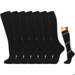 7 paires de chaussettes de compression pour femmes et hommes 15 - 20 mmhg est le meilleur chaussettes ...