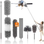 7 pices plumeau telescopiqueplumeau lavable microfibretete de loup longueur maximale 25 - 256cmplumeau ...