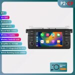 7 pouces android 13 gps autoradio pour bmw e46 m3 318 / 320 / 325 / 330 / 335 cran tactile lecteur multimdia ...