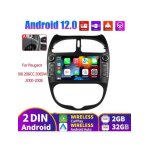 7 pouces autoradio voiture - play gps navi compatible verser peugeot 206 206cc 206sw 2000 - 2008 android ...