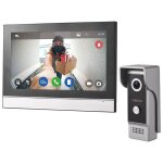 A 7 pouces couleur interphone vid�o sonnette vision nocturne mat�riel de cam�ra �tanche machine ext�rieure ...