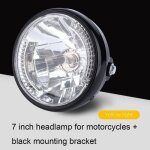 7 pouces lampe phares avant de moto feux de signification rond ampoule projecteur 12v
