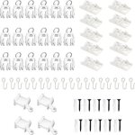 70 pcs accessoires pour rail de rideaux rouleaux crochets et supports decoration de fete murale 70 pcs accessoires pour rail de rideaux rouleaux crochets et supports decoration de fete murale