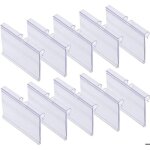 70 pi�ces porte - �tiquettes en plastique porte - �tiquettes de prix transparents porte - �tiquettes ...