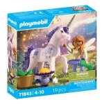 71843 licorne lavande porte - bonheur avec f�e